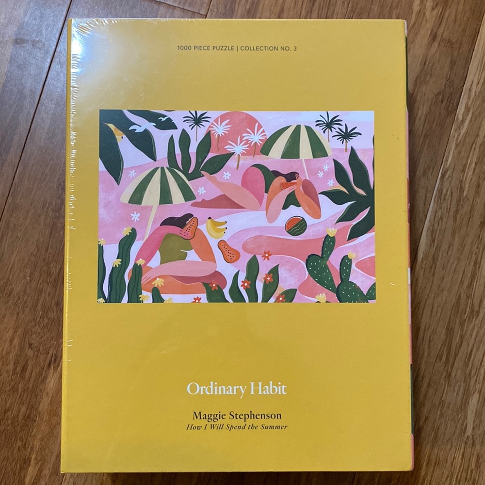Ordinary Habit How I will Spend the Summer 1000 piece puzzle